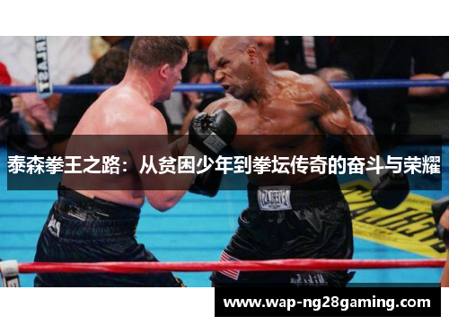 泰森拳王之路:从贫困少年到拳坛传奇的奋斗与荣耀 泰森拳王之路:从贫困少年到拳坛传奇的奋斗与荣耀