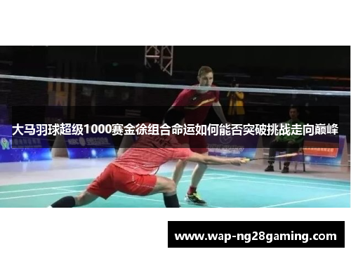 大马羽球超级1000赛金徐组合命运如何能否突破挑战走向巅峰
